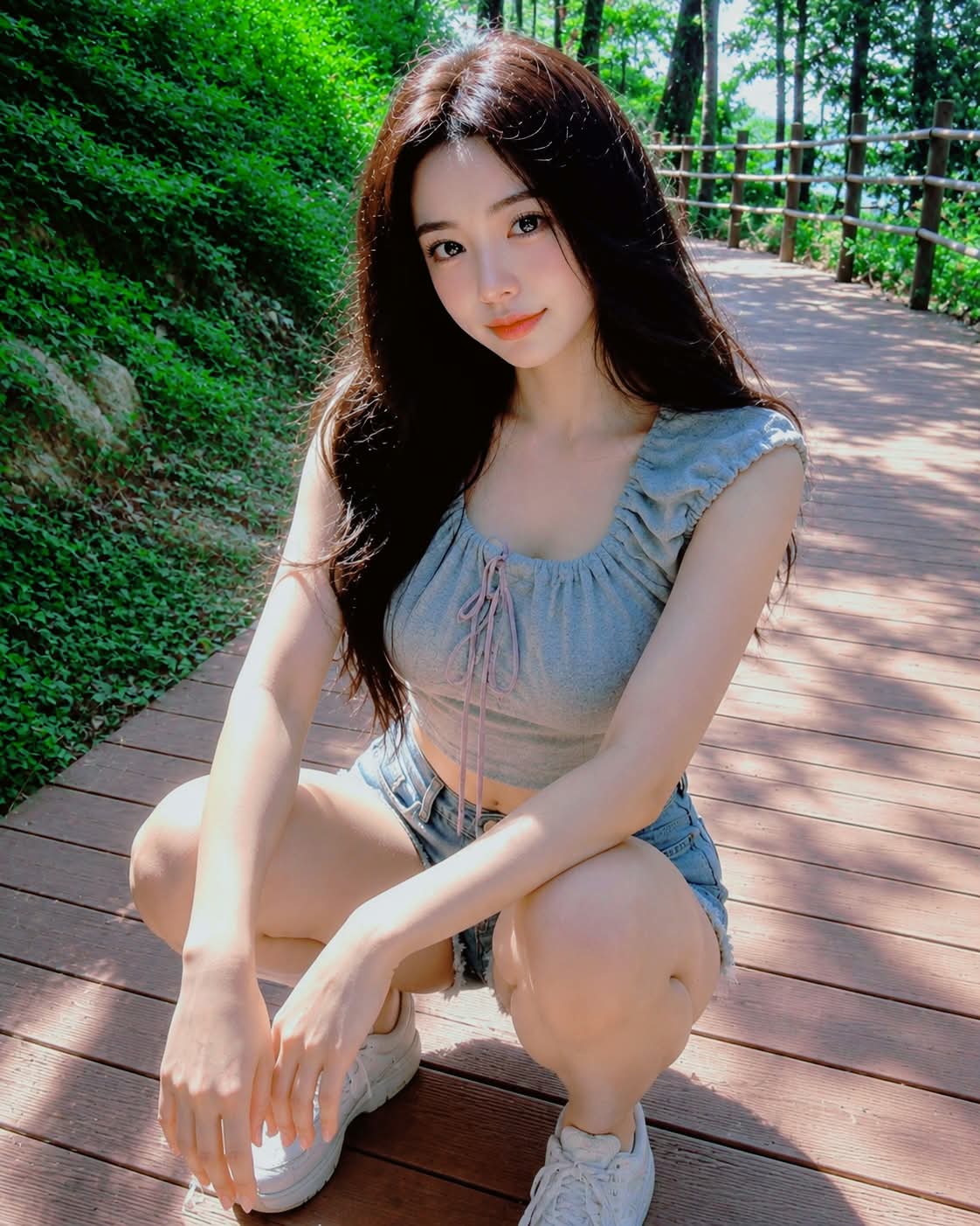 Where Sunlight Learns Her Name — Woodland Portrait output 5