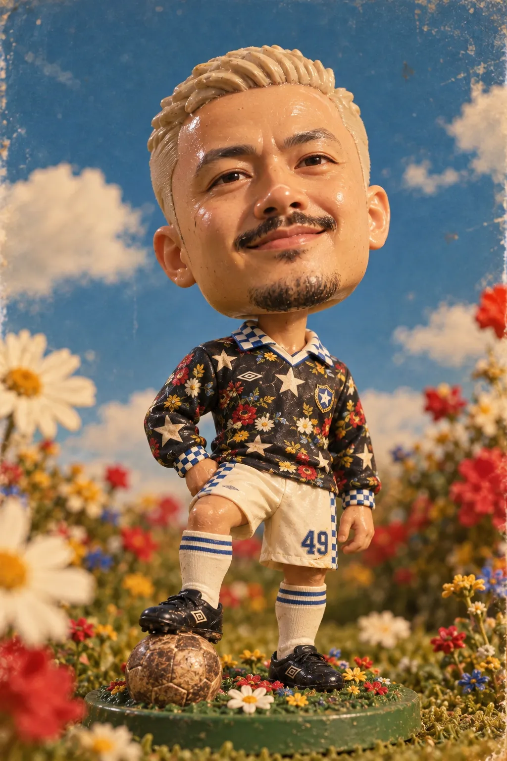 Mass-Produced Plastic Bobblehead Studio Photo