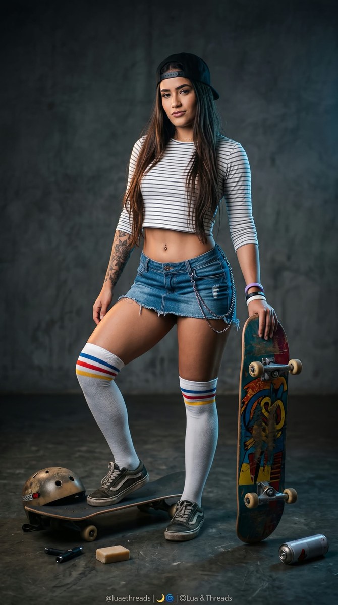 90s Skate-Culture Editorial Portrait output 3