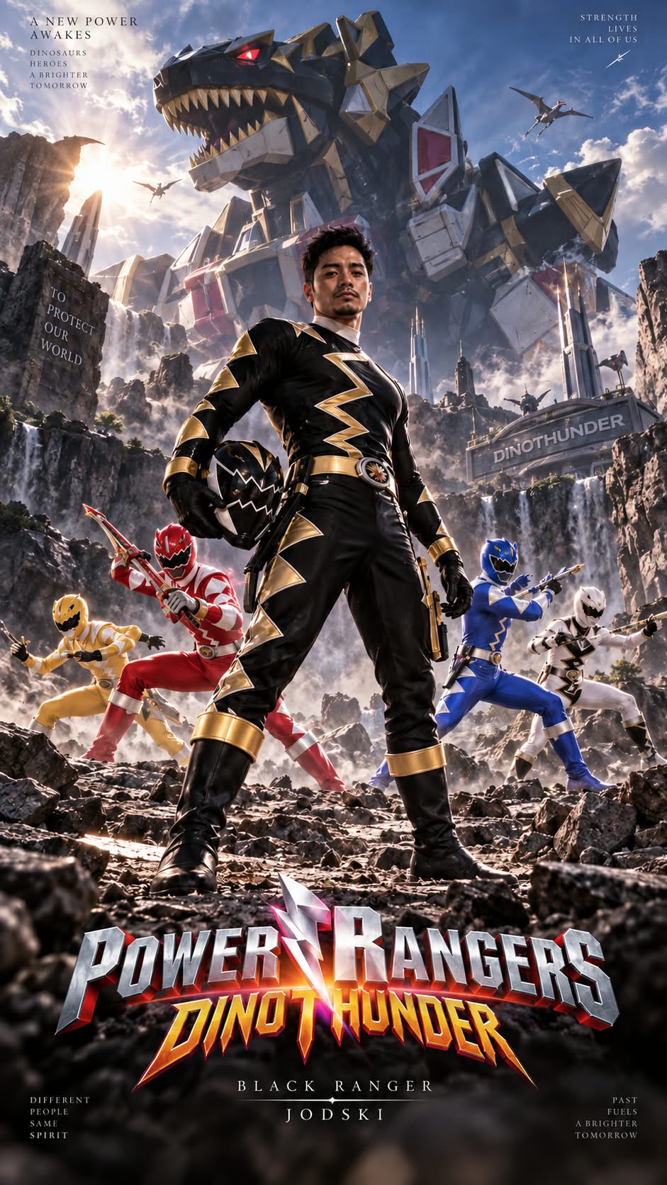 Power Rangers Identity-Matched Cinematic Team Poster