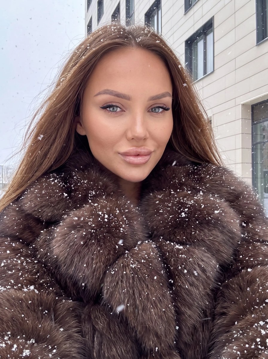 Snowy Outdoor Selfie Portrait output 1