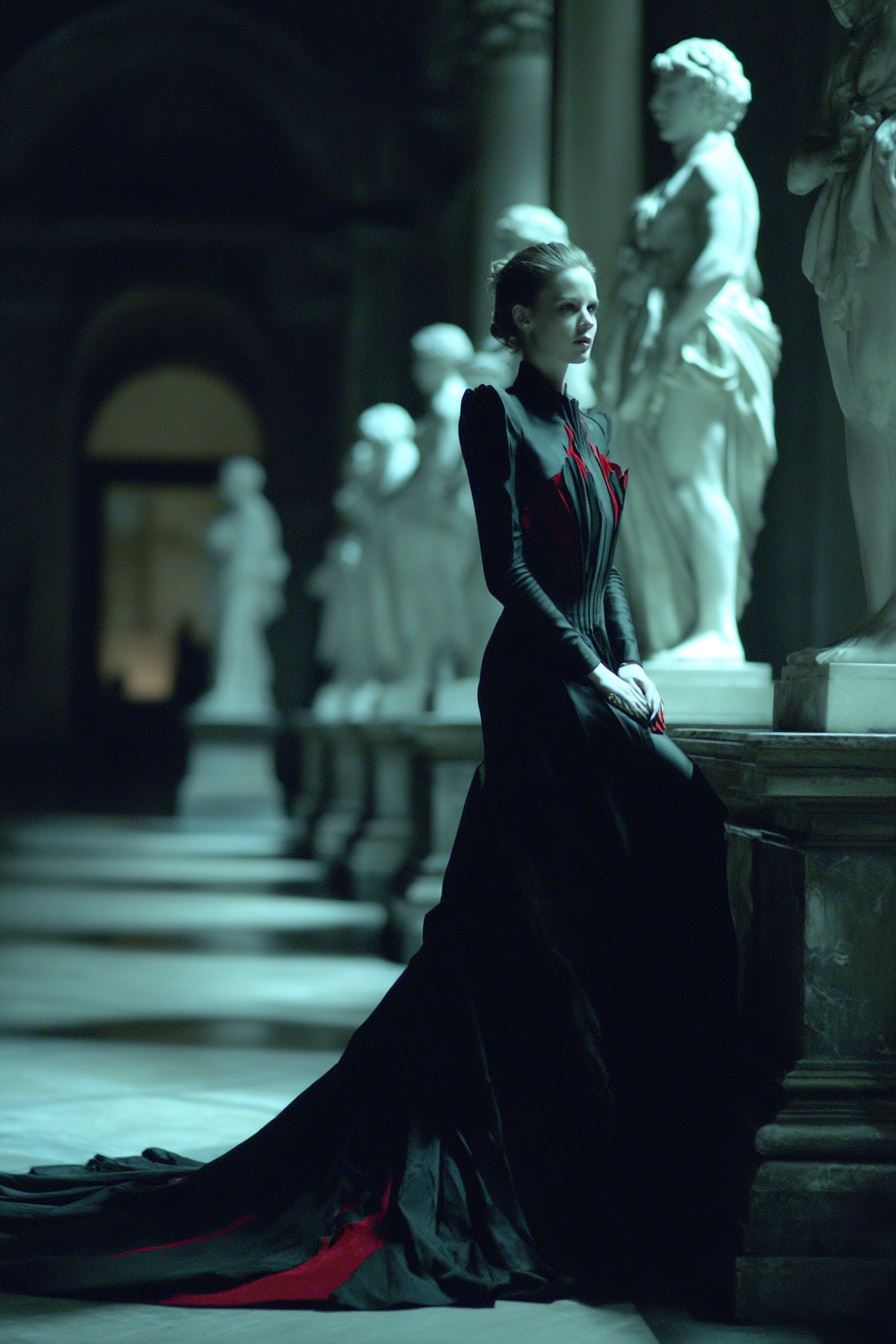Ghostly Fashion Editorial at the Louvre output 2