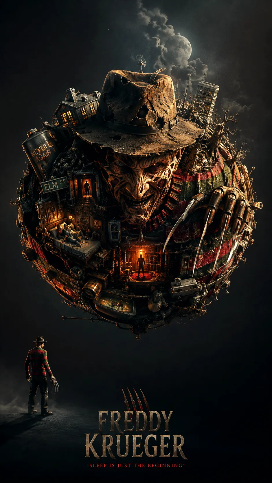 Spherical Miniature World Diorama output 12