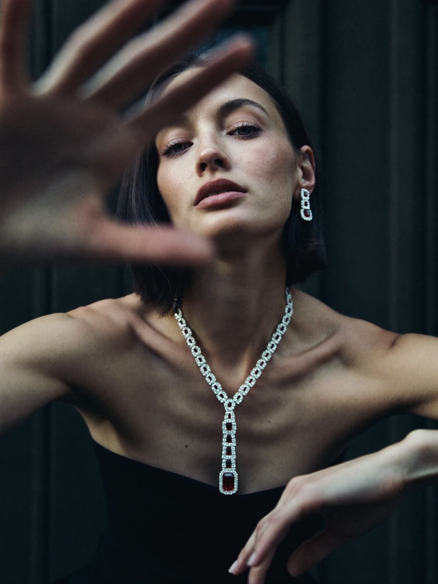 Luxury Ruby and Diamond Editorial Portrait output 2
