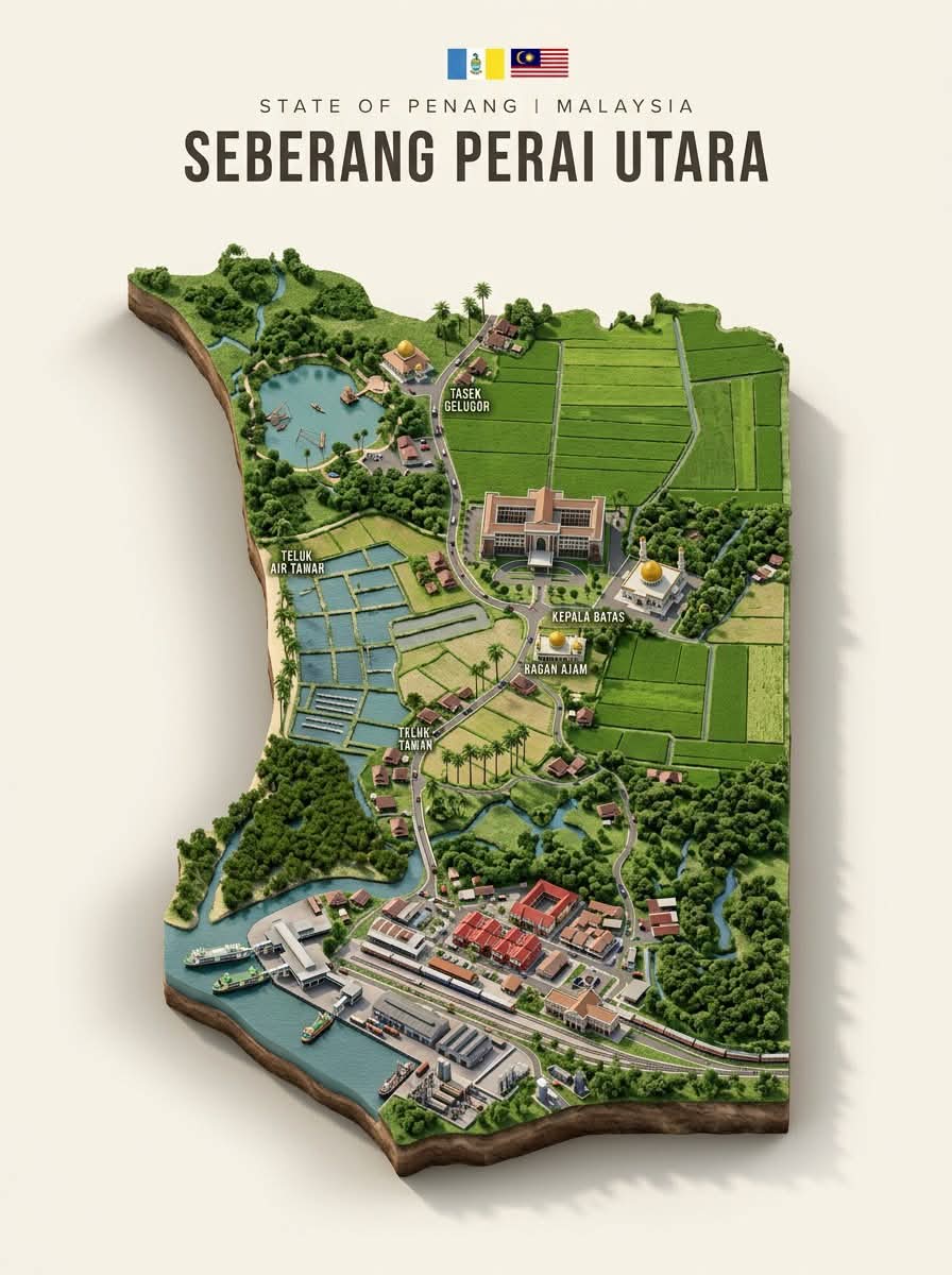 Premium Isometric Destination Diorama Map