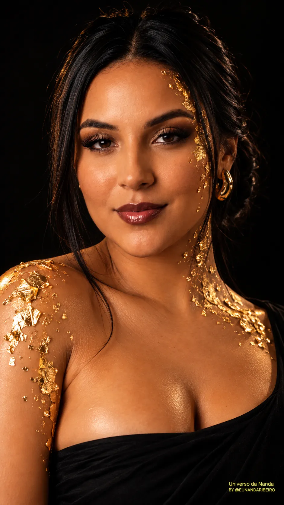 The Golden Bath — Fine-Art Beauty Portrait output 1