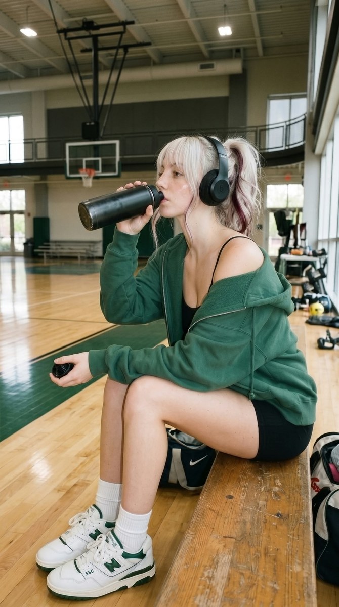 Candid Sporty Portrait at an Indoor Basketball Court output 4