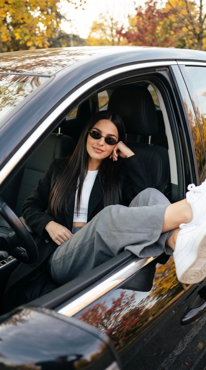 Cinematic Autumn Car Portrait output 1