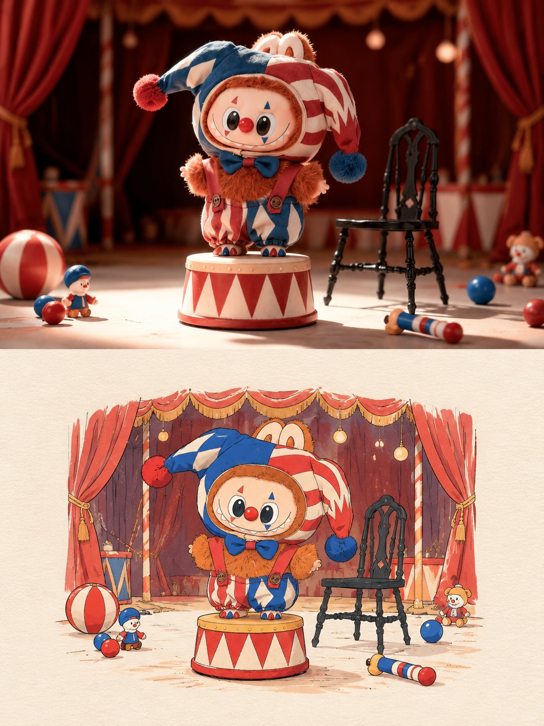 Photo and European Clean-Line Comic Split output 3