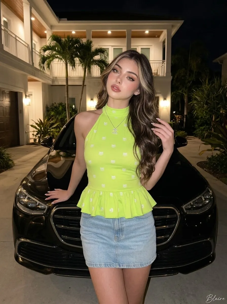Nighttime Luxury Car Portrait output 2