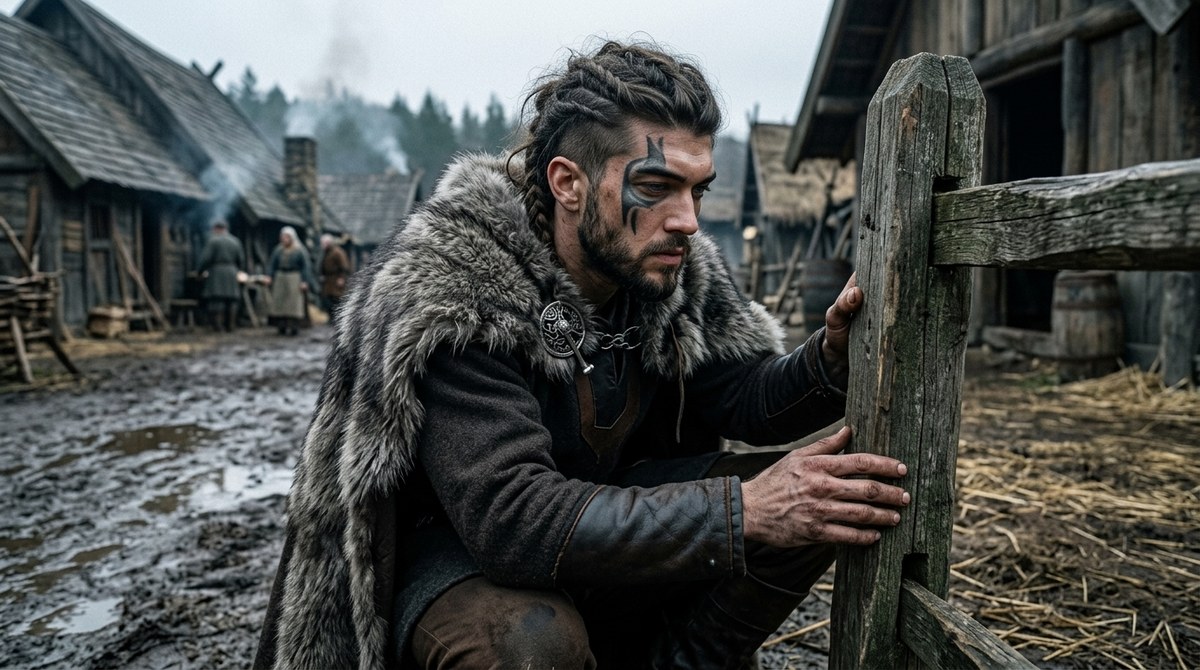 The Northern Warrior: Nordic Viking Editorial Portrait output 3