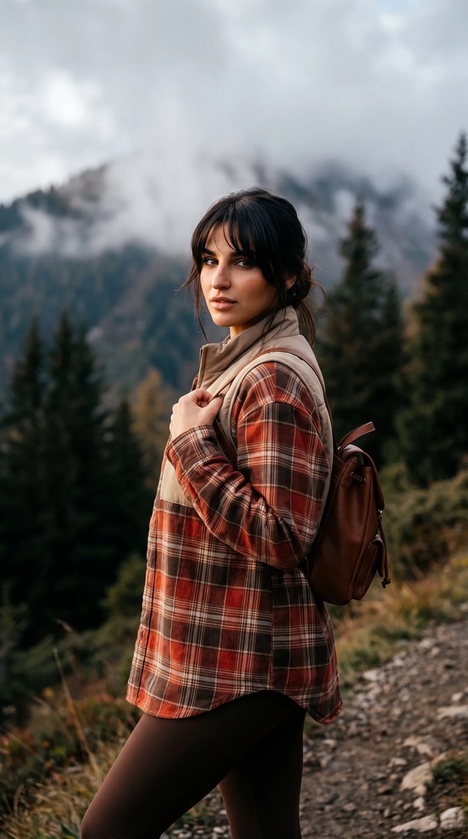 Cinematic Mountain Autumn Portrait from a Reference Photo output 2