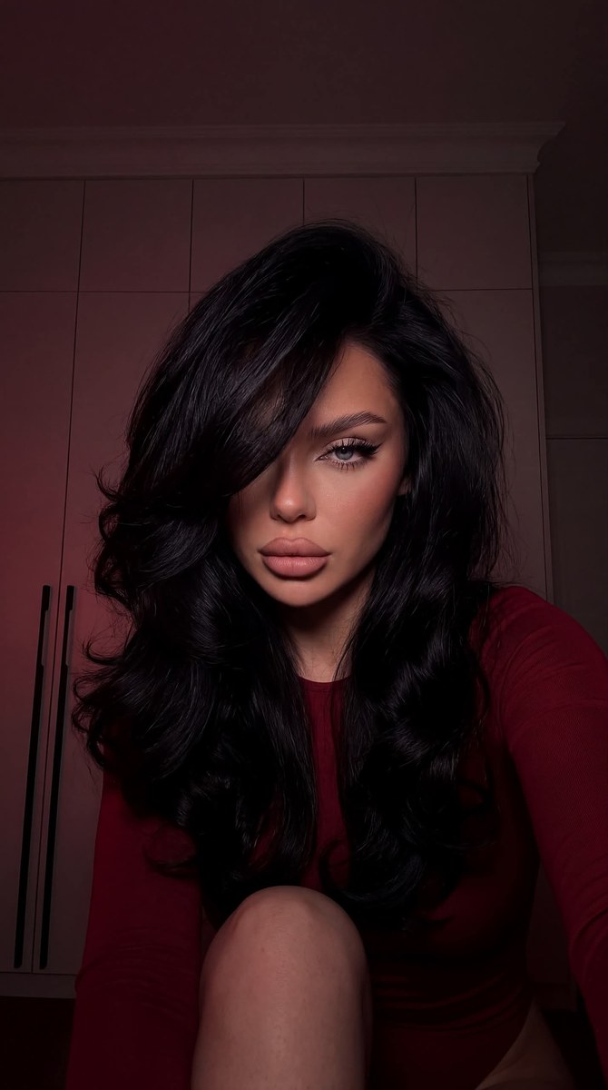 Dark Red-Lit Selfie Portrait output 2
