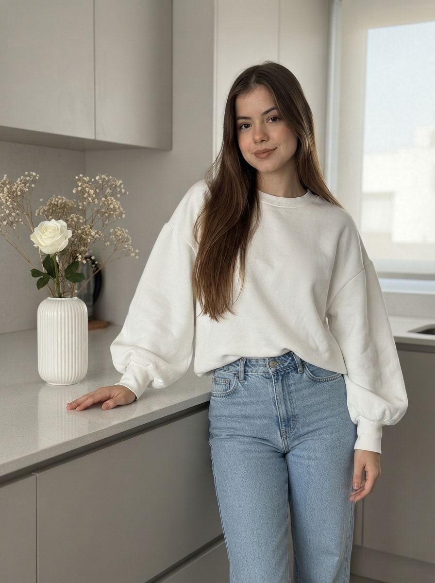 Cozy Minimalist Kitchen Portrait
