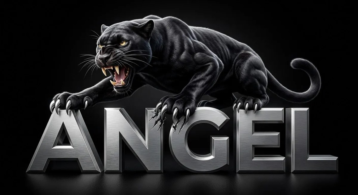 Black Panther “ANGEL” Logo output 2