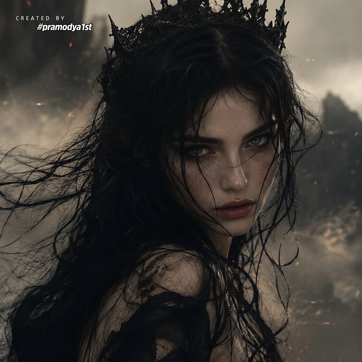 Dark Fantasy Cinematic Portrait output 1