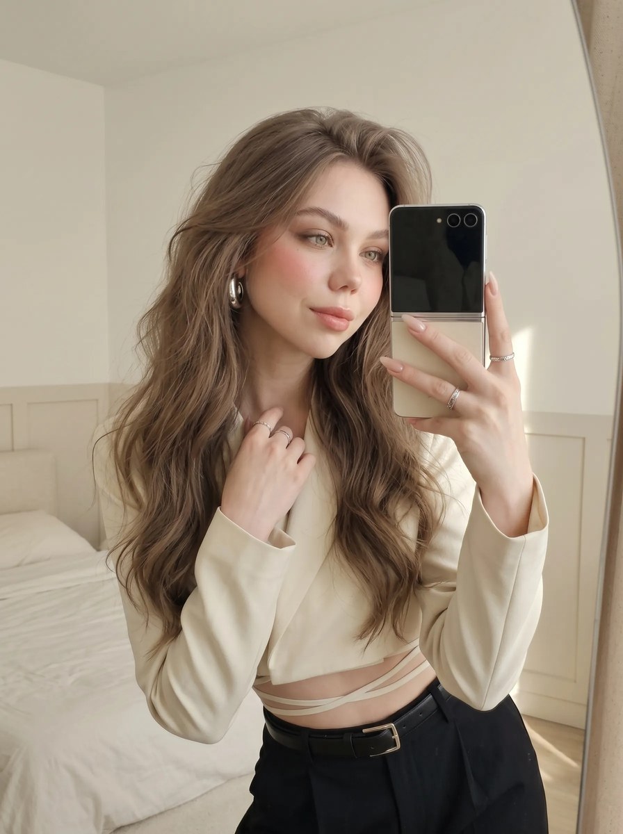 Quiet-Luxury Mirror Selfie output 4