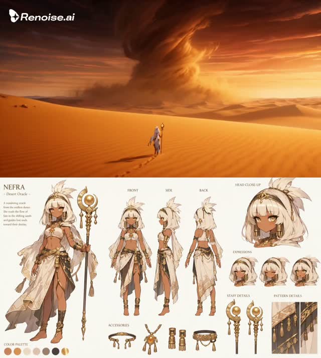 Create a Consistent Character Sheet and Animated Short