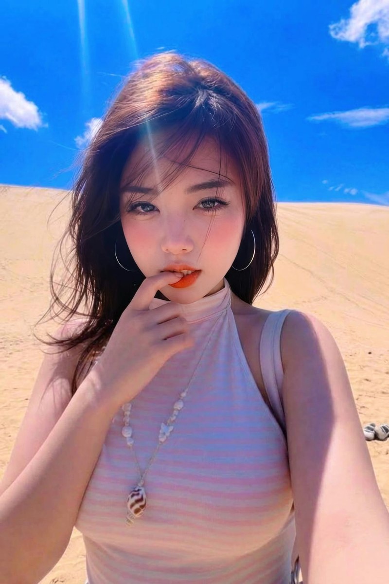 Queen of the Endless Dunes — Editorial Desert Portrait output 5