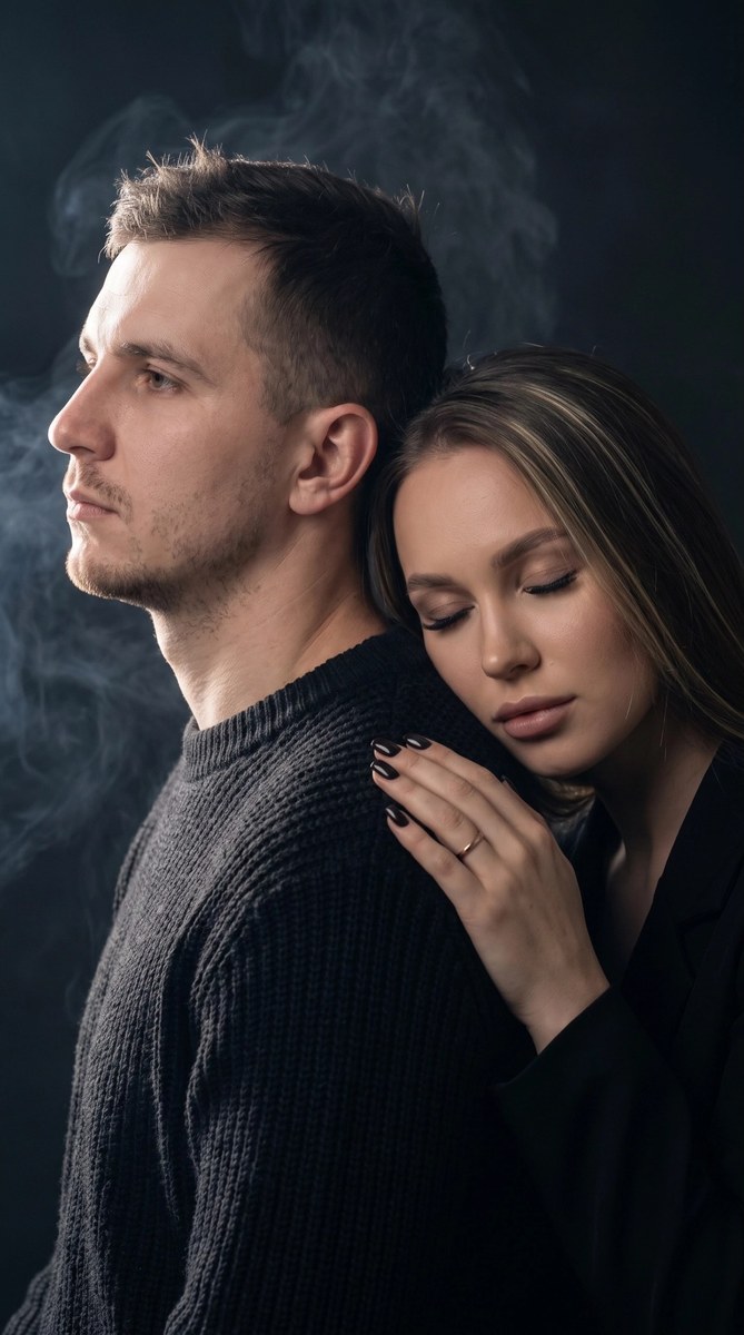 Cinematic Editorial Portrait of a Couple