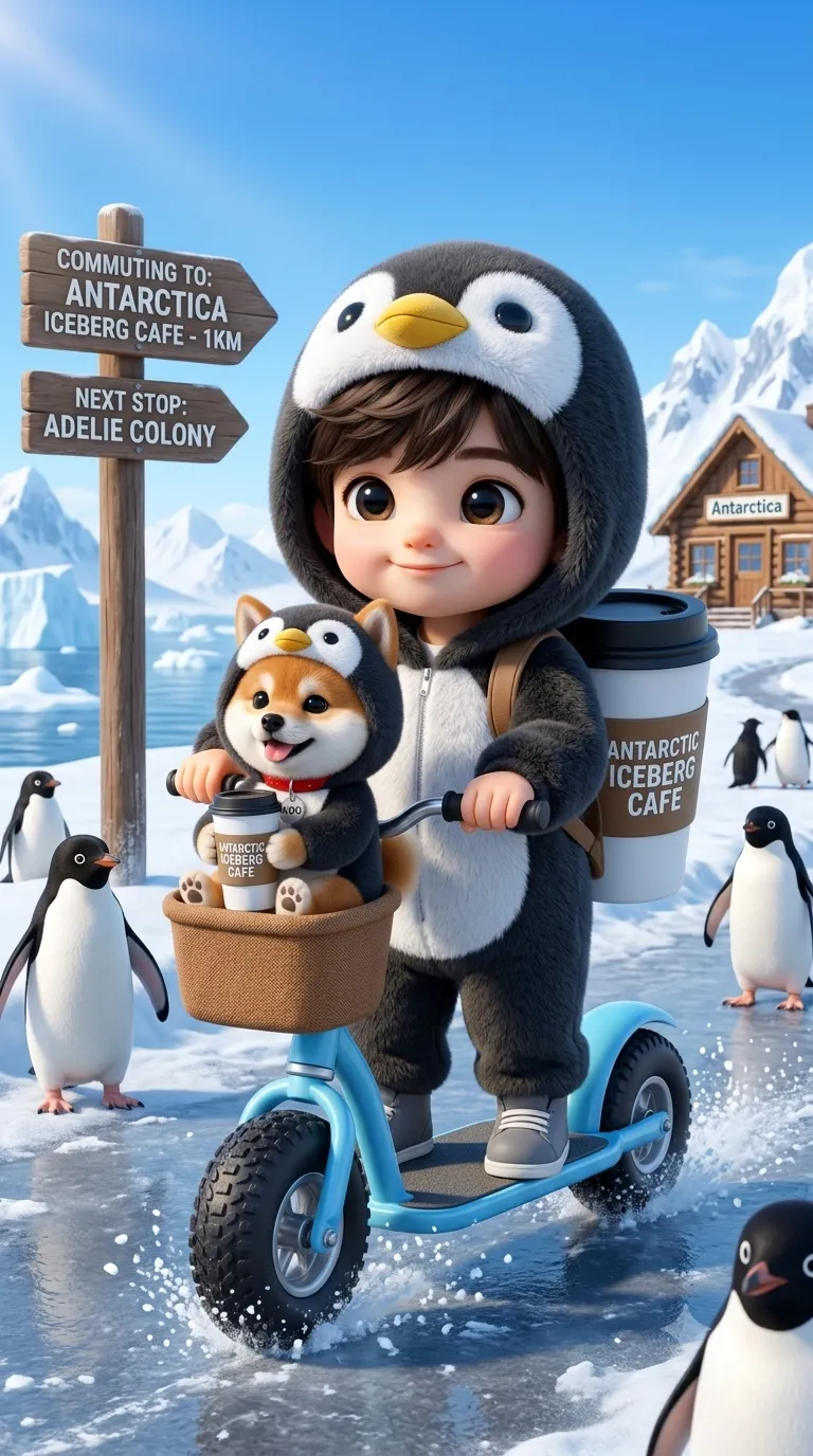 Chibi Commuter’s Antarctic Café Adventure output 8