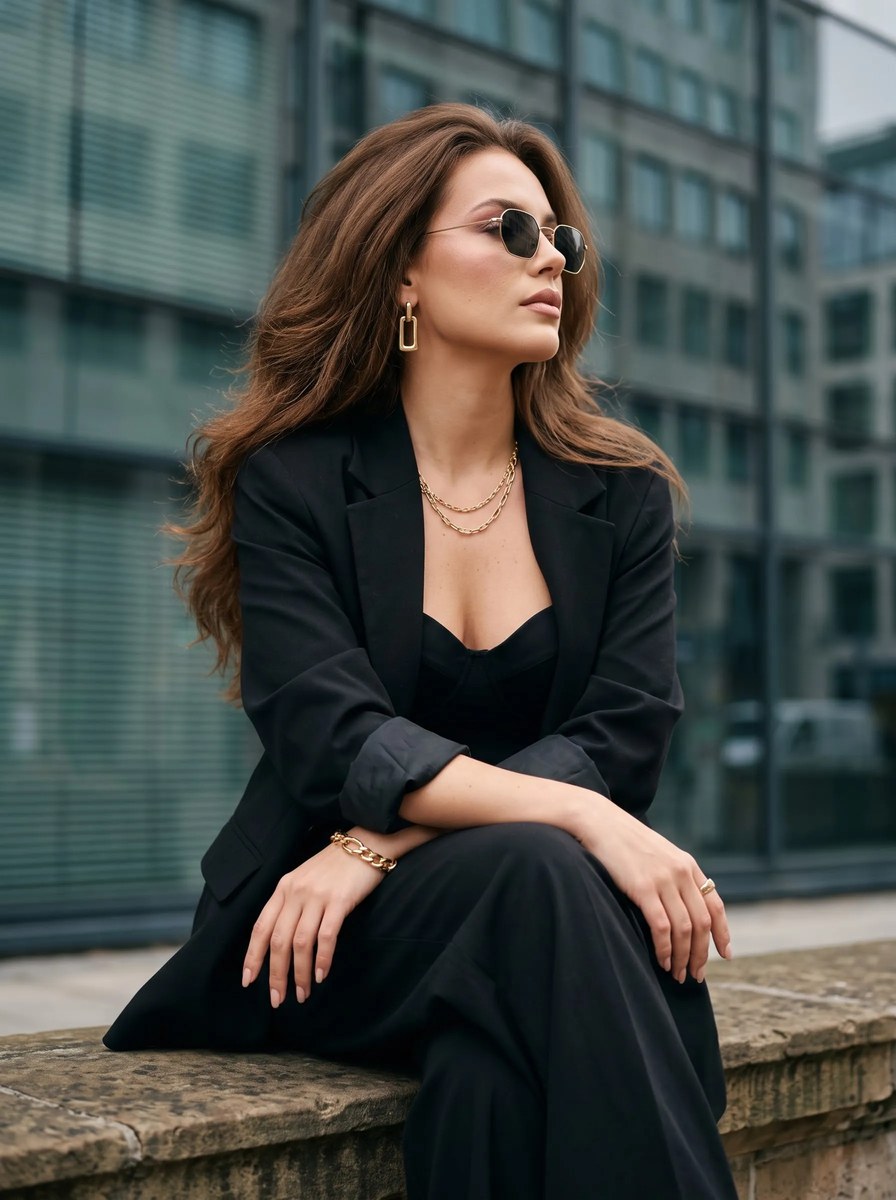 Urban Fashion Portrait with Natural RAW Texture output 6