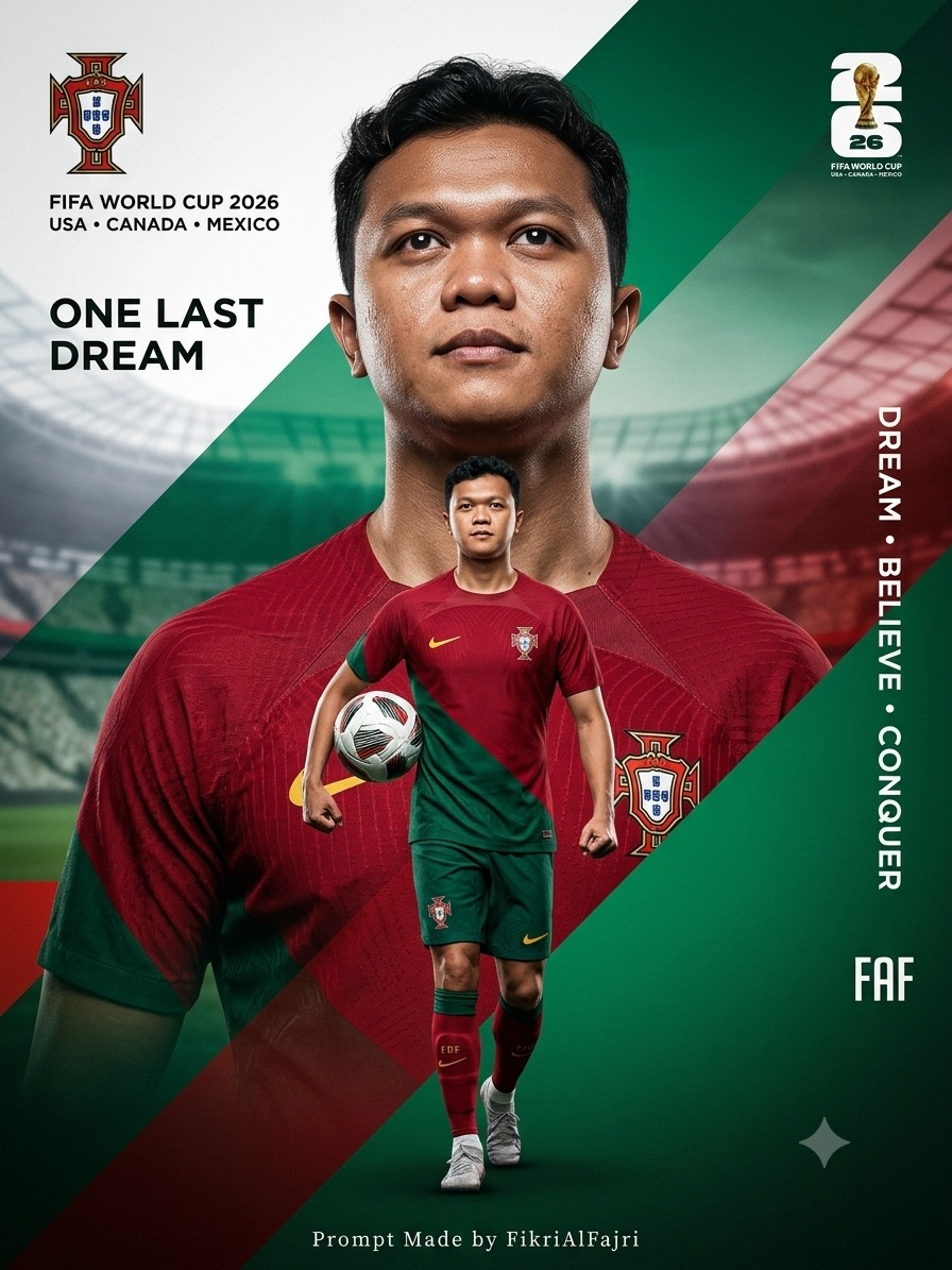 Cinematic FIFA World Cup 2026 Football Poster output 2