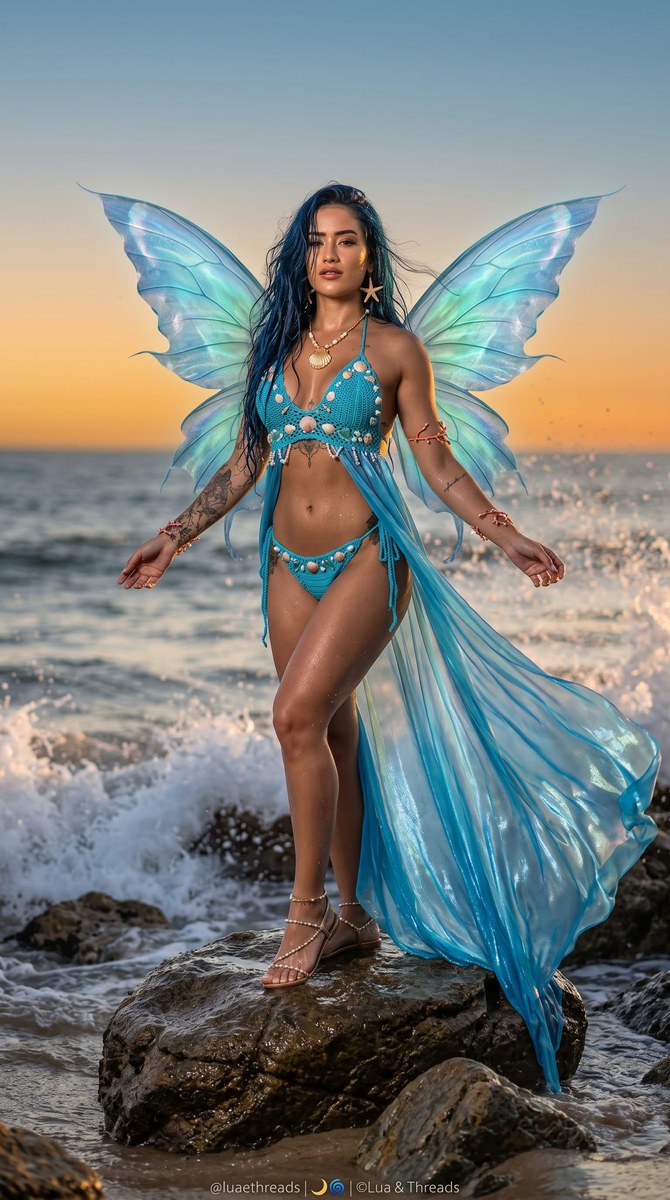 Ocean Fairy Fashion Editorial