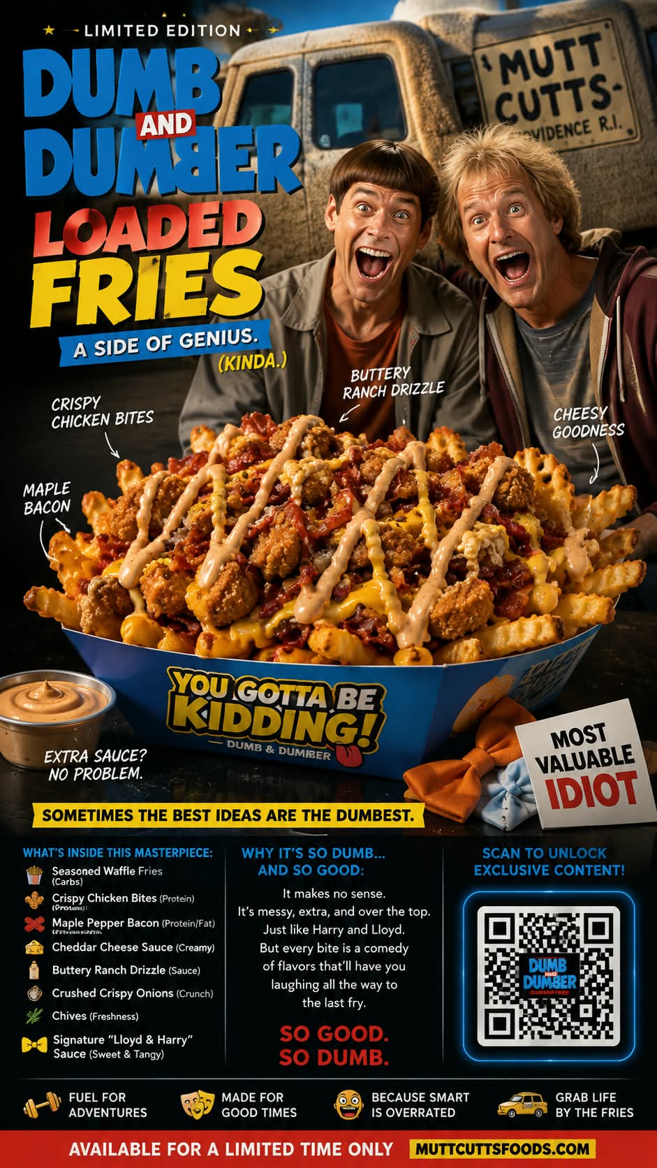 Create a Signature Fast-Food Dish and 3D Ad output 3