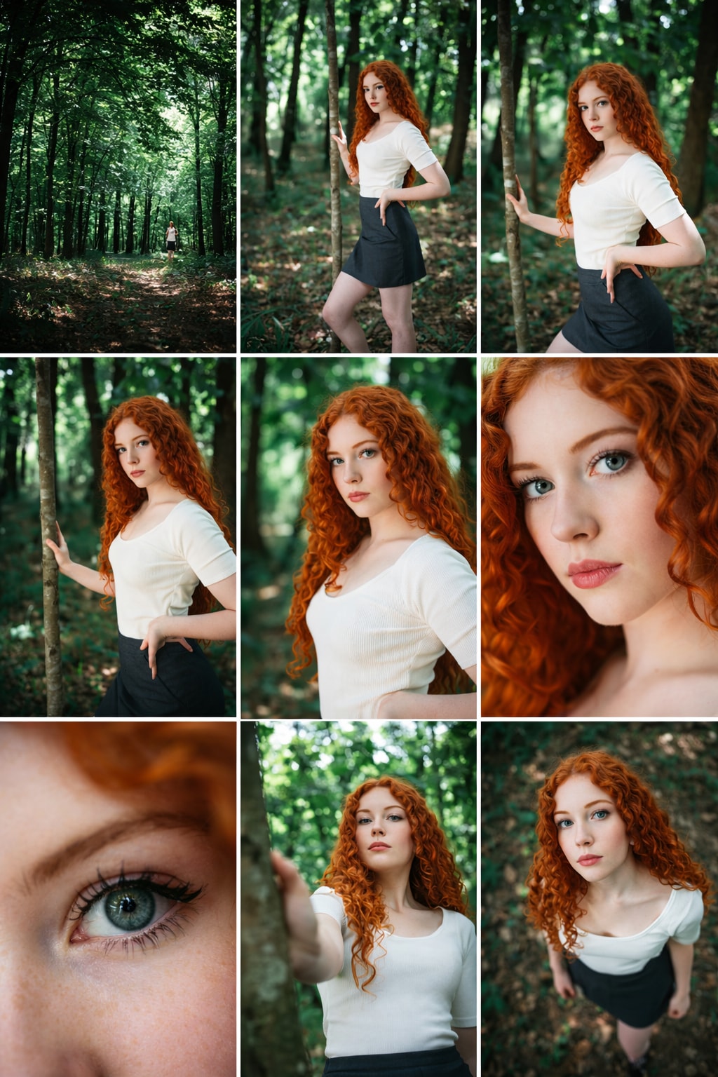 Cinematic 3x3 Focal Lengths Grid