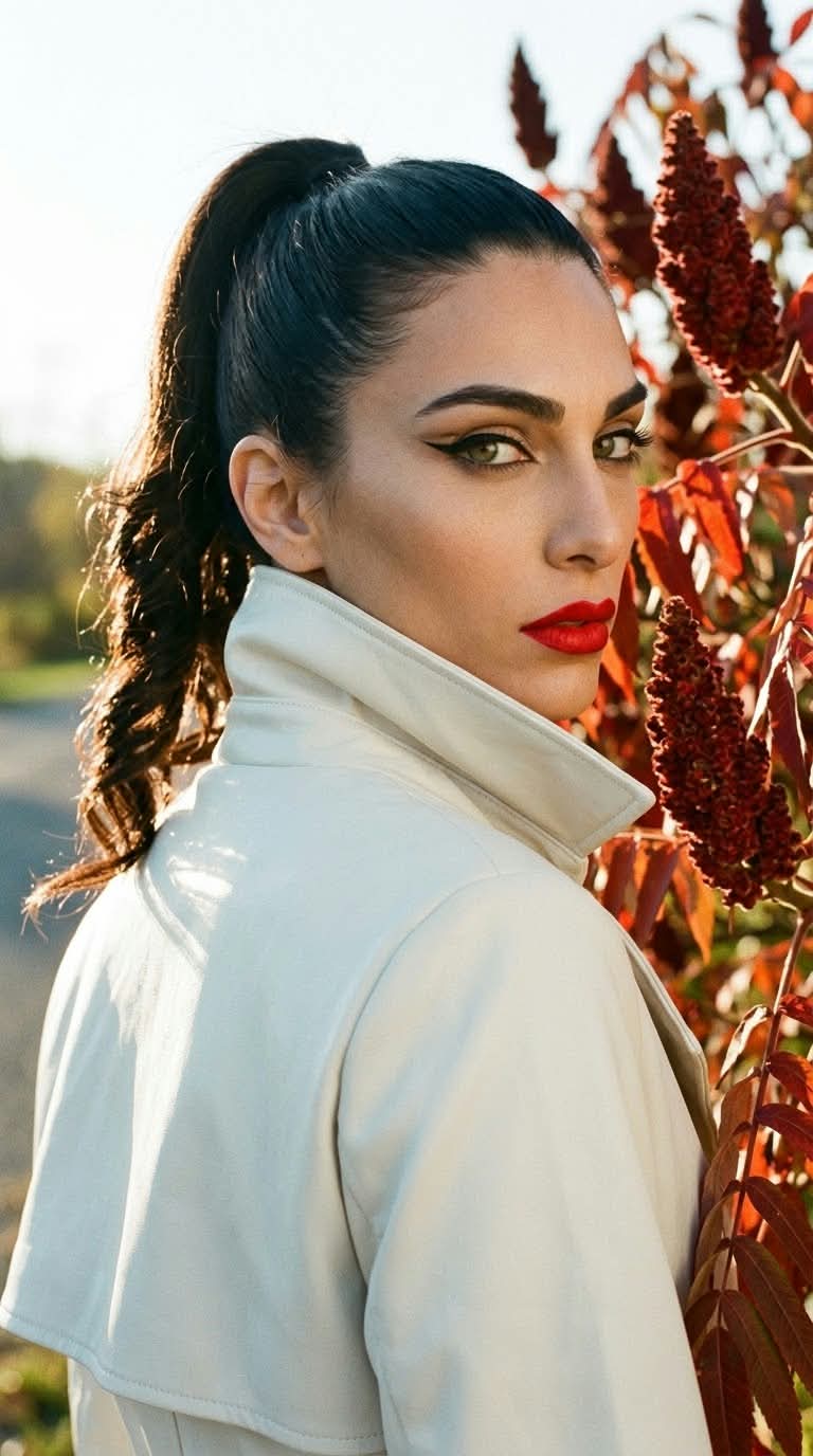 Crimson Sumac Fashion Portrait output 1
