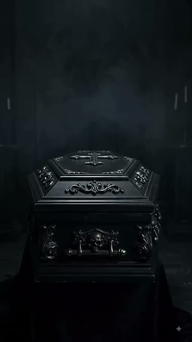 Vampire Awakens from Her Coffin