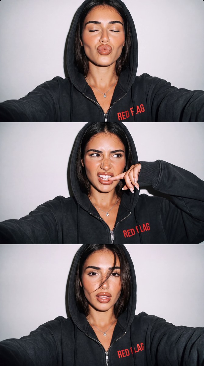 Y2K Photo Booth Selfie Triptych