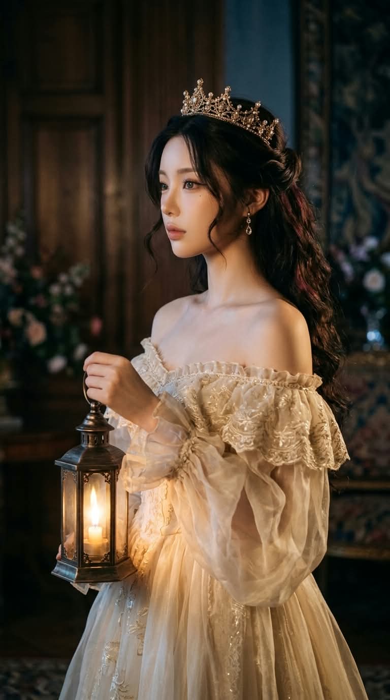 Lantern-Lit Princess Portrait output 2