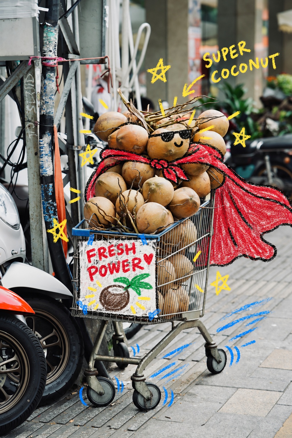 Add Playful Crayon Doodles to a Realistic Photo output 3