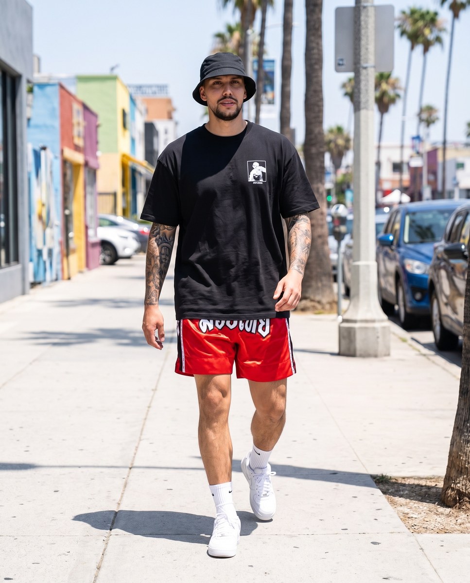 Candid Rooftop Streetwear Portrait output 2