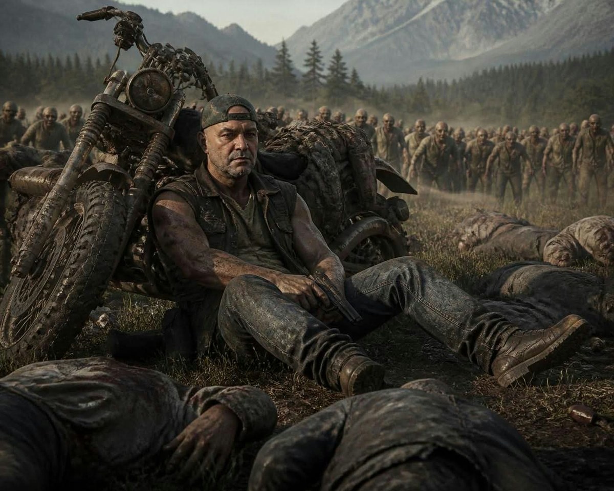 Post-Apocalyptic Zombie Survival Game Artwork