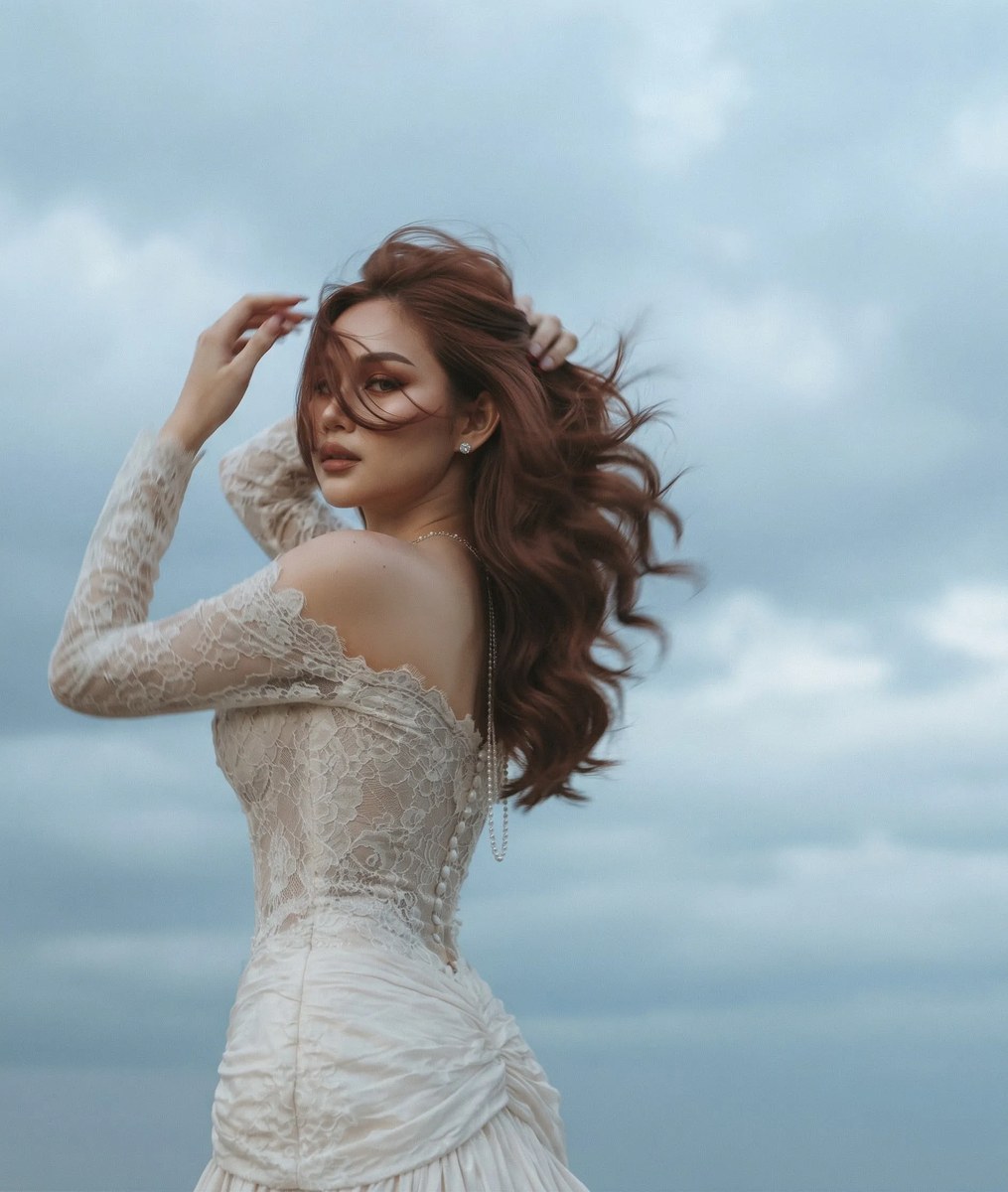 Dreamy Vintage Editorial Portrait of a Woman output 7