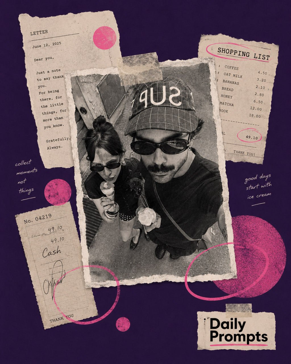 Stylish collage in GPT