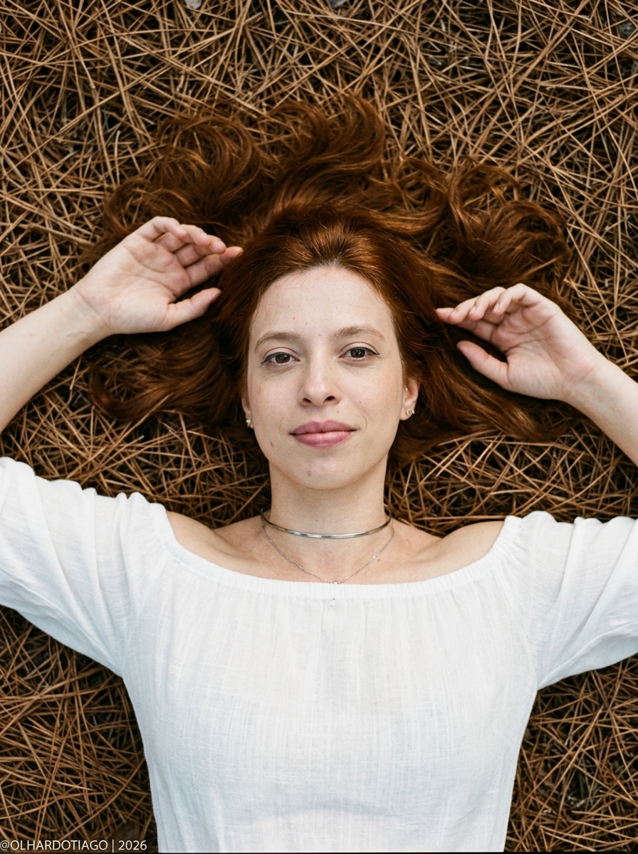 Analog Portrait on a Bed of Pine Needles output 2