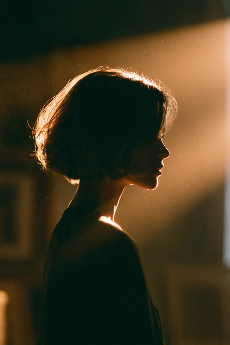 Mysterious Golden-Light Window Portrait output 1