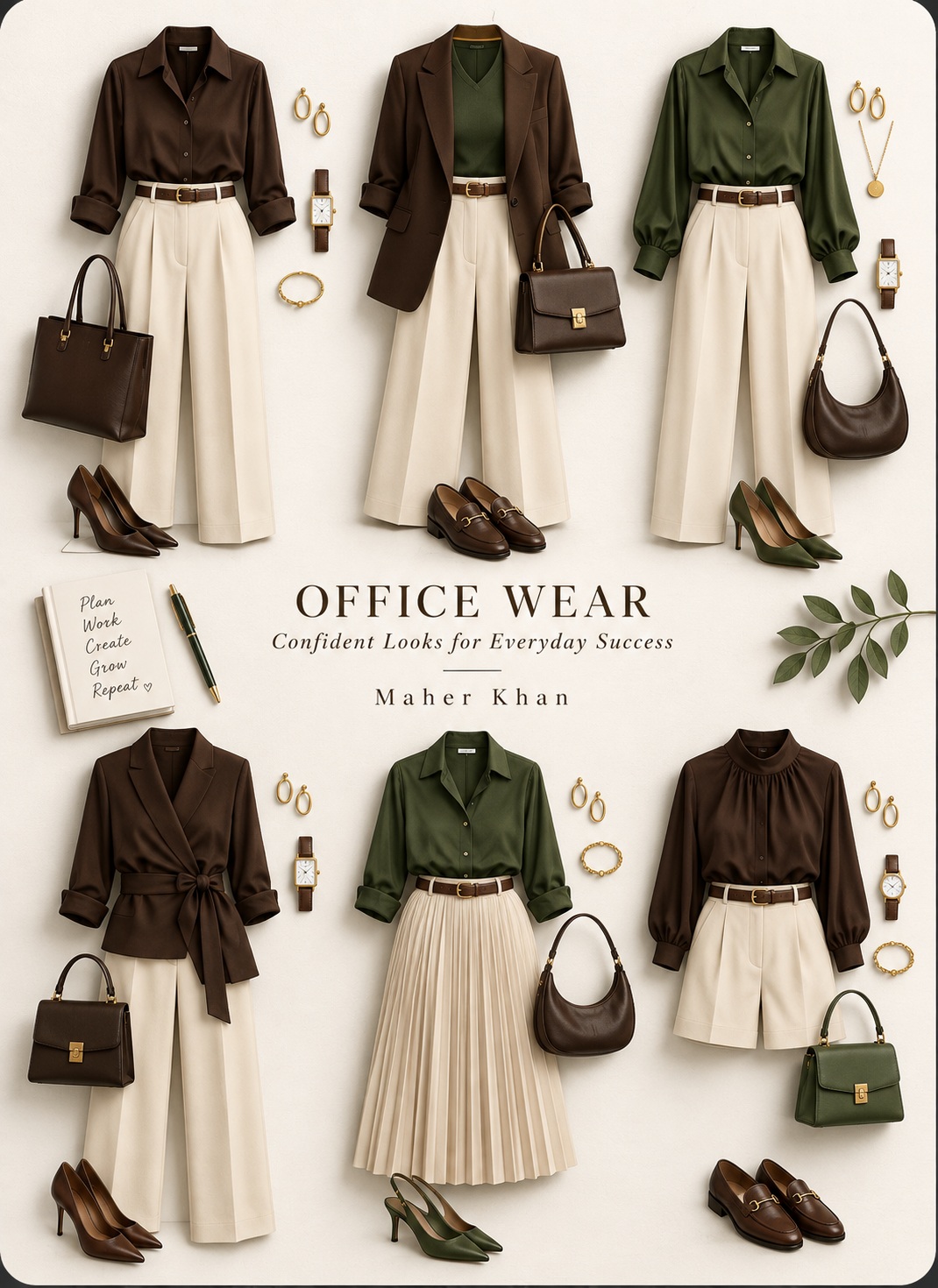 Luxury Editorial Office-Wear Fashion Board output 2