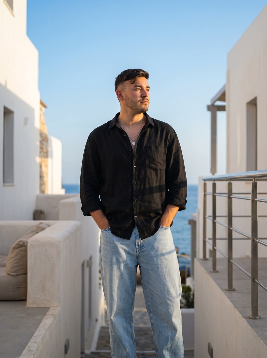 Luxury Mediterranean Resort Editorial Portrait