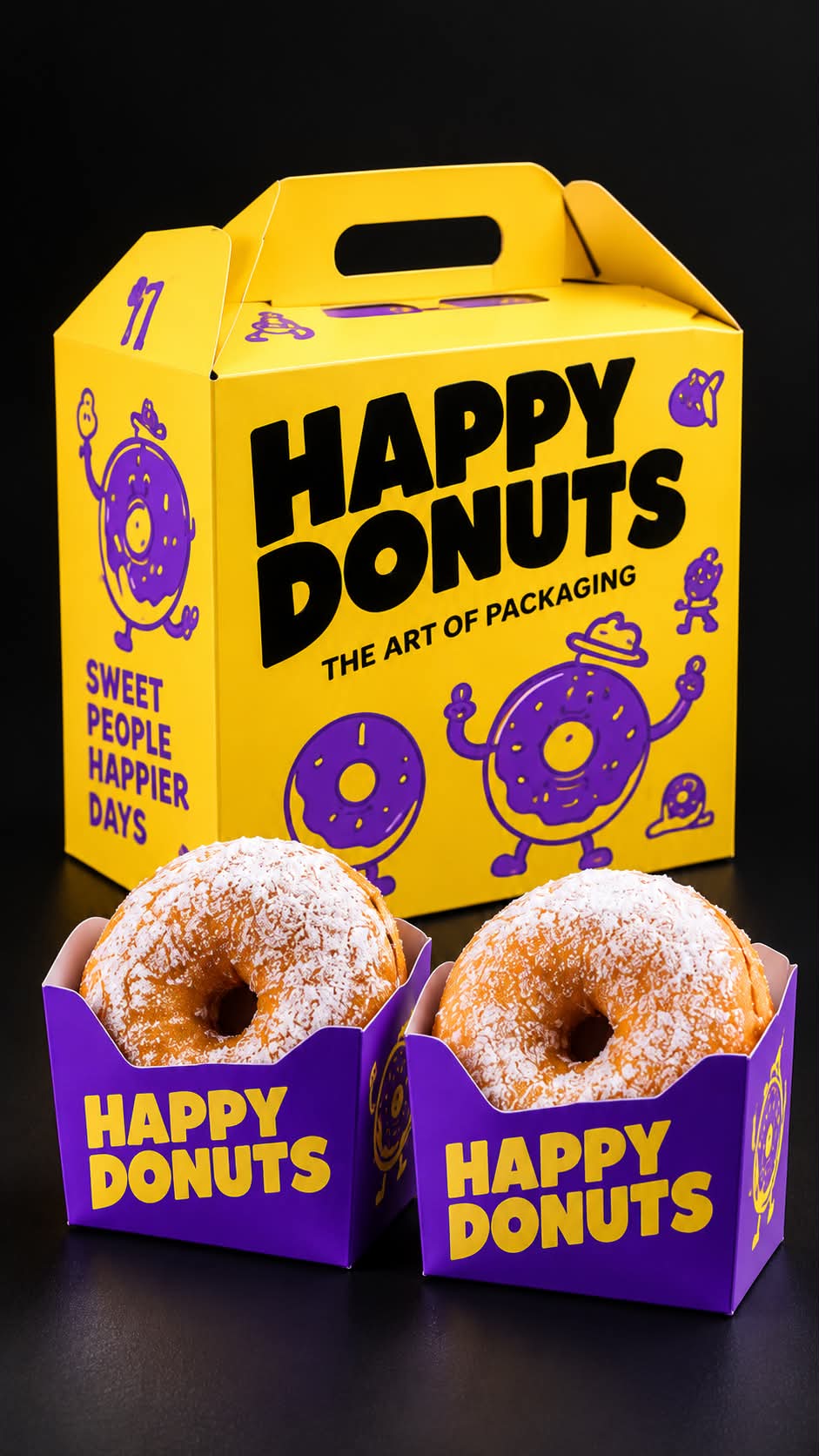 HAPPY DONUTS Packaging Commercial