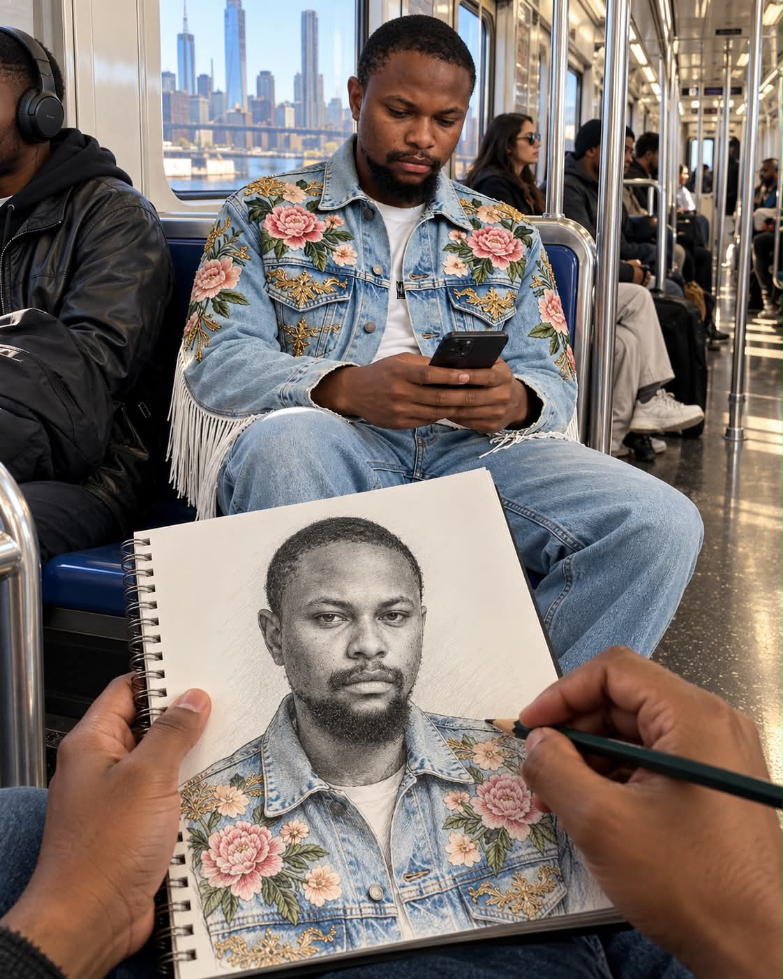 Subway Sketchbook Portrait output 1