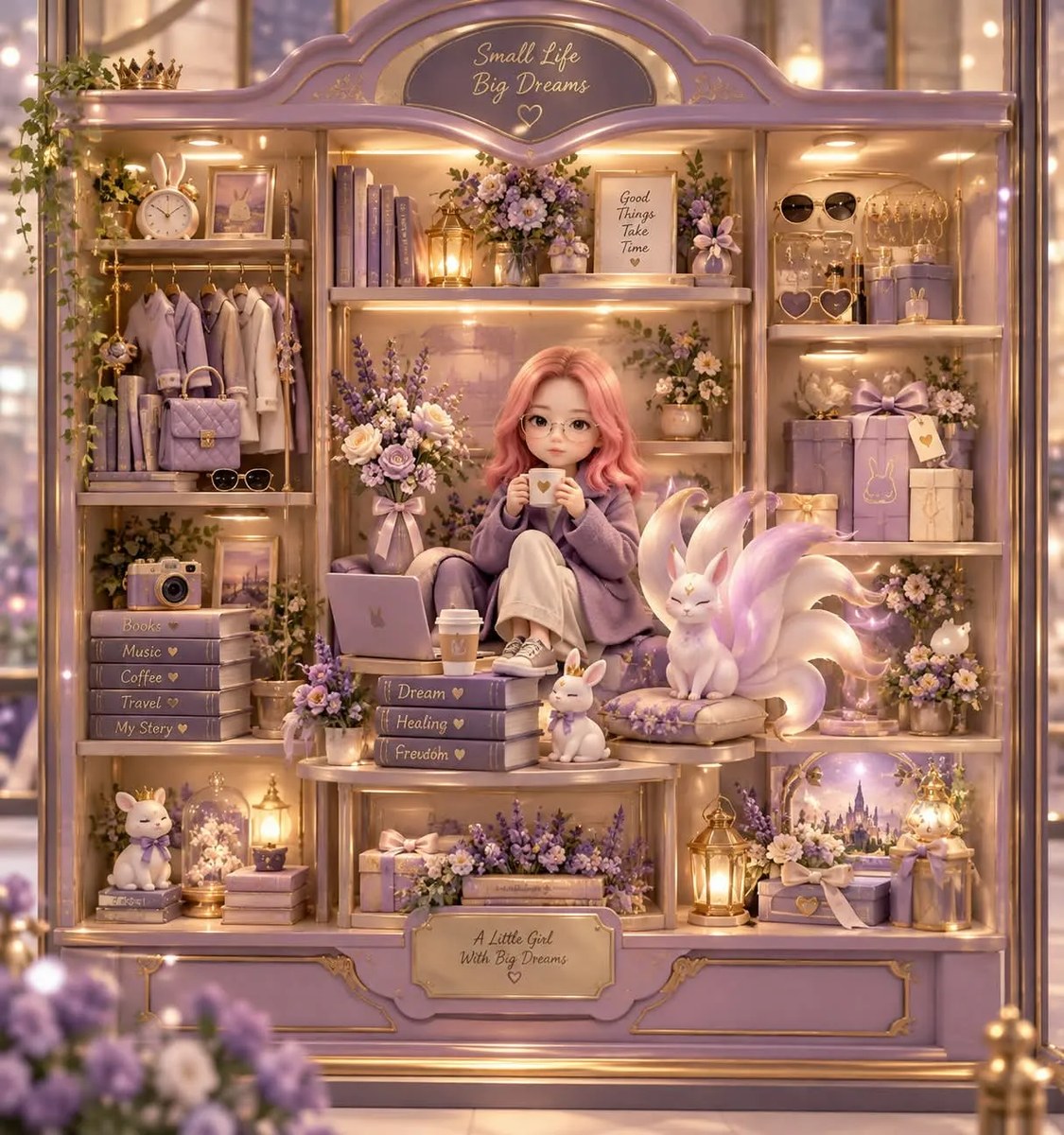 Personal Miniature Life Display Cabinet output 4