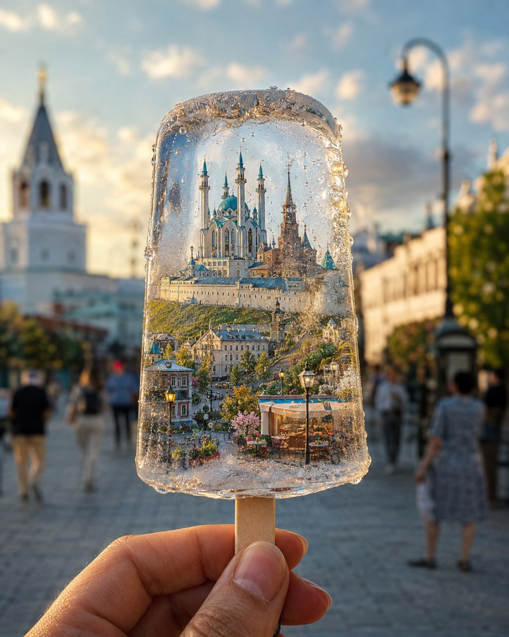 The city inside an ice cream in GPT Image output 4