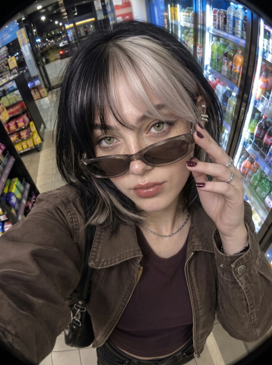 Convenience Store Fisheye Selfie output 7