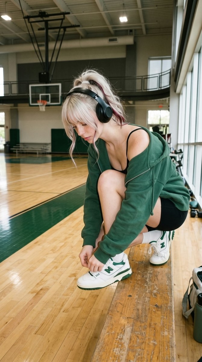 Candid Sporty Portrait at an Indoor Basketball Court output 5
