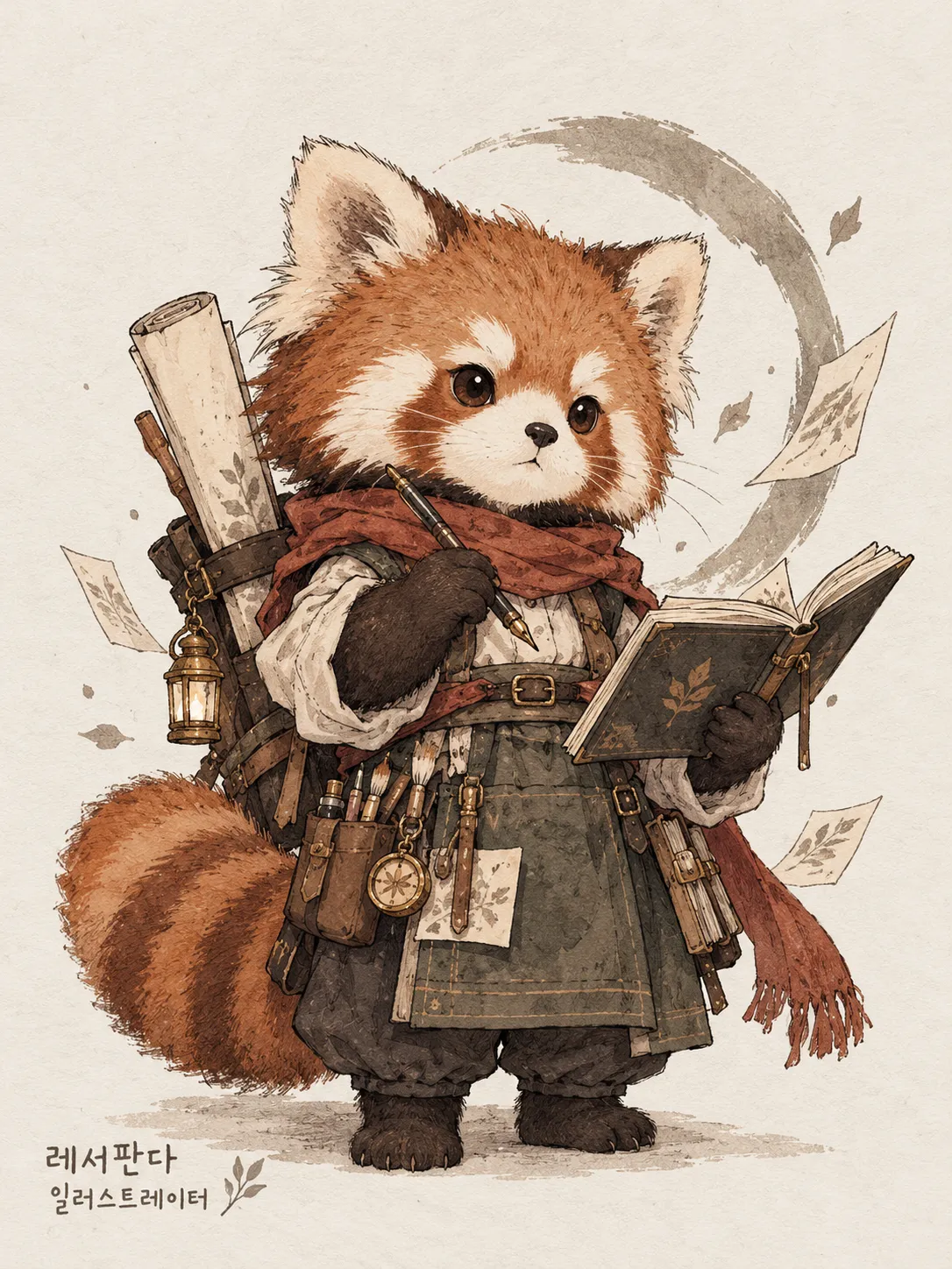 Personalized Chibi Mammal Character Illustration output 3